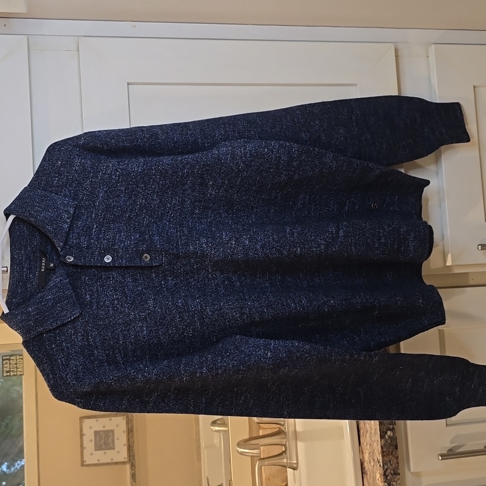 Like New Gucci Mens Cashmere/Wool Knit Polo Sweater!